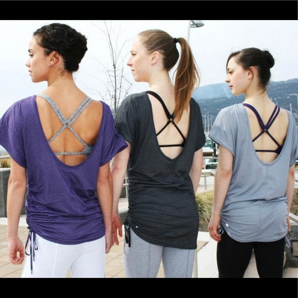 *Rare* Lululemon Power Class tee in white - Picture 2 of 13